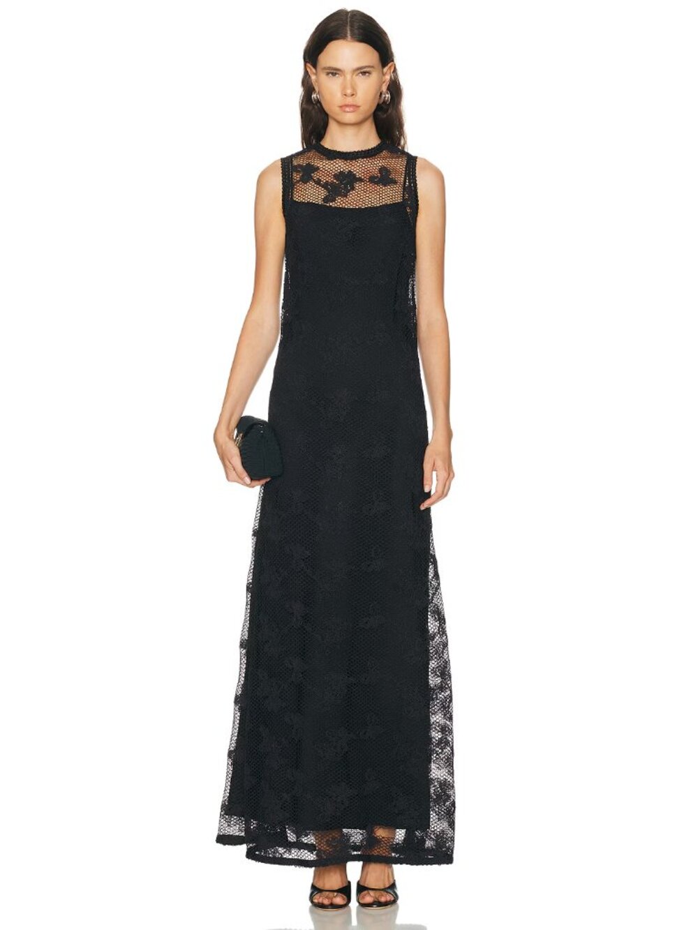 Alexis Eterna Dress in Noir Black